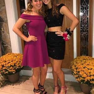 Sherri Hill black homecoming dress